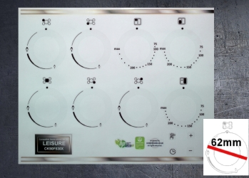 Leisure CK90F530X Compatible fascia sticker set. (image for) Leisure CK90F530X Compatible fascia sticker set.
